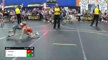 56 lbs Round 2 (6 Team) - Luke Taussig, East Kansas Eagles vs Ian Webber, The Funky Singlets Teal