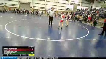 77 lbs Quarters & Wb (16 Team) - Cage Reynolds, Idaho 2 vs Kayson Grant, Wyoming