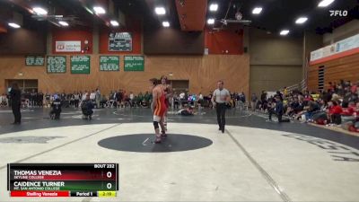 165 lbs Cons. Round 3 - Thomas Venezia, Skyline College vs Caidence Turner, Mt. San Antonio College