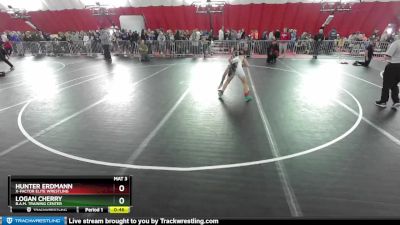 92 lbs Quarterfinal - Hunter Erdmann, X-Factor Elite Wrestling vs Logan Cherry, B.A.M. Training Center