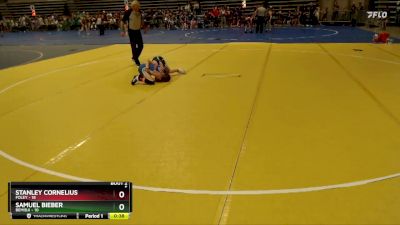 80 lbs Semis (4 Team) - Stanley Cornelius, Foley vs Samuel Bieber, Bemidji