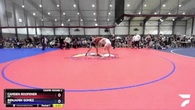 190 lbs Champ. Round 2 - Camden Roofener, OR vs Benjamin Gomez, WA