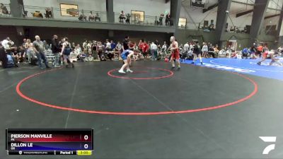 144 lbs Quarterfinal - Pierson Manville, PA vs Dillon Le, OR