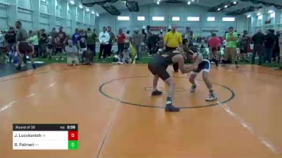 S-102 lbs Round Of 32 - Jack Lucykanish, PA vs Bennet Palmeri, NY