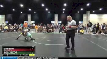 105 lbs Round 2 (6 Team) - Zach Berry, Scorpions vs Gavin Whipple, U2 Upstate Uprising