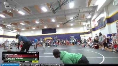 44 lbs Cons. Round 2 - Grayson Link, Summerville Takedown Club vs Tucker Auckerman, Gaston Grizzlies