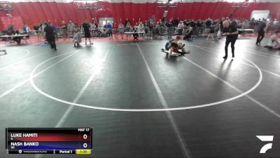 160 lbs Champ. Round 2 - Luke Hamiti, IL vs Nash Banko, WI