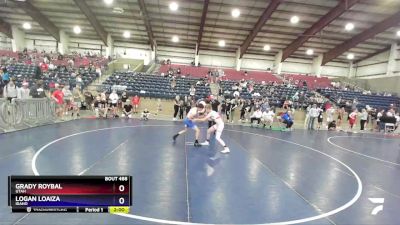 113 lbs Cons. Semi - Grady Roybal, Utah vs Logan Loaiza, Idaho