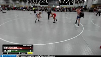 120 lbs Cons. Round 4 - David De Armas, Maximum Performance Wrestling vs Zachary Bartels, South Dakota