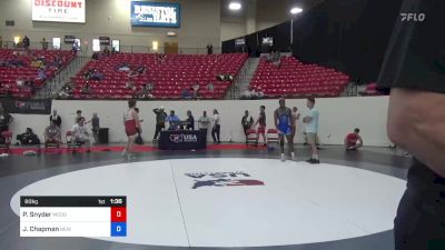 80 kg Cons 4 - Peter Snyder, McDonald Wrestling Academy vs Jordan Chapman, New Jersey