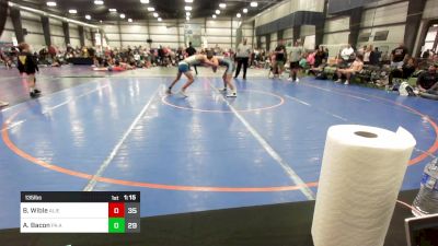 135 lbs Rr Rnd 5 - Brayden Wible, Team Alien Spaceship vs Asher Bacon, PA Alliance Black