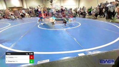 77 lbs Rr Rnd 1 - Derek Casey, Fort Polk Wrestling Club vs Tritt Stearns, Panther Youth Wrestling