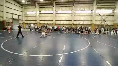 102 lbs Cons. Semi - Rowdy Roybal, Cougars Wrestling Club vs Kixten Barney, Uintah Wrestling