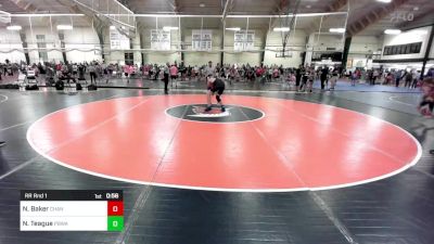 166 lbs Rr Rnd 1 - Nolen Baker, Chantilly vs Noah Teague, Pit Bull Wrestling Academy