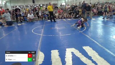 45 lbs Pools - Gabriella DiVello, 84 Athletes (VA) vs Reece Fiber, Lunatics