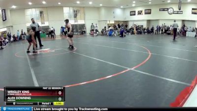 105 lbs Cons. Round 4 - Alex Downing, Indiana vs Wrigley King, Hybrid Wrestling Club