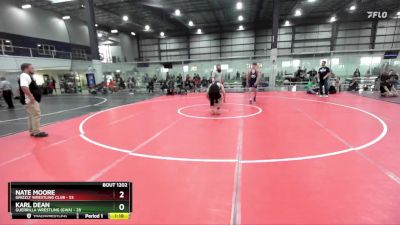 150 lbs Cons. Semi - Nate Moore, Grizzly Wrestling Club vs Karl Dean, Guerrilla Wrestling (GWA)