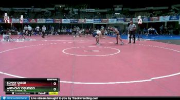 215 lbs Semis & 1st Wrestleback (8 Team) - Anthony Oquendo, St. Mary`s Ryken vs Sonny Sasso, Nazareth