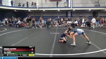 80 lbs Round 2 (8 Team) - Brody Sayers, Doughboys vs Eli Shea, Team Germantown