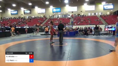 77 kg Con 8 #2 - Ryan Whittle, Williams Baptist College vs Cody Pack, NYAC/LGWC