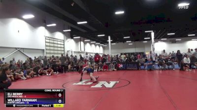 106 lbs 2nd Wrestleback (16 Team) - Eli Berry, Oklahoma Red vs Willard Farnham, North Carolina