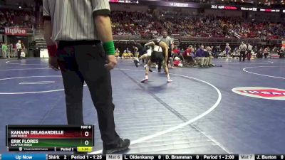 1A-106 lbs Cons. Round 3 - Erik Flores, Clayton Ridge vs Kanaan Delagardelle, Don Bosco