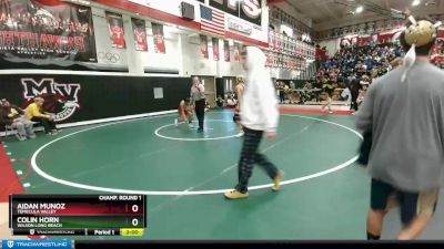 120 lbs Champ. Round 1 - Aidan Munoz, Temecula Valley vs Colin Horn, Wilson Long Beach