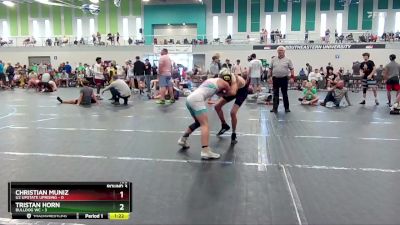 106 lbs Round 3 (4 Team) - Christian Muniz, U2 Upstate Uprising vs Tristan Horn, Bulldog WC