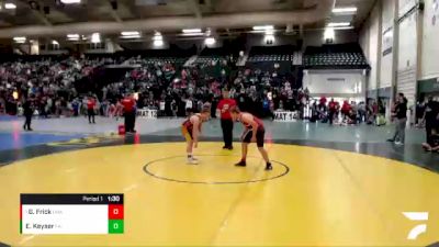 200 lbs Round 3 - Grant Frick, Unattached vs Elias Keyser, Fairbury