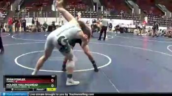 167 lbs Round 2 (6 Team) - Holden Hollingshead, Funky Monkeys Green vs Ryan Fowler, CANWAY