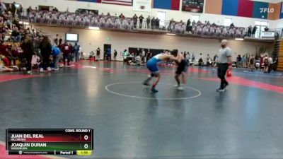 190 lbs Cons. Round 1 - Joaquin Duran, Woodburn vs Juan Del Real, Hillsboro