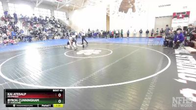 140 Boys Champ. Round 1 - Byron Cunningham, St Augustine vs Kai Atesalp, Escondido