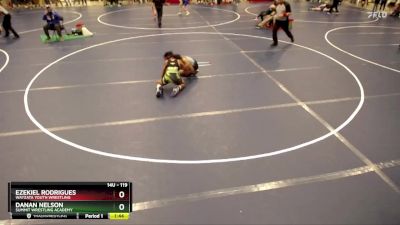 119 lbs Quarterfinal - Danan Nelson, Summit Wrestling Academy vs Ezekiel Rodrigues, Wayzata Youth Wrestling