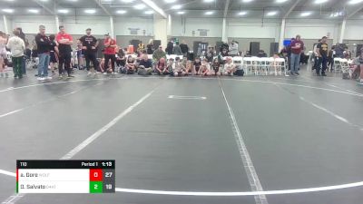 110 lbs Round 9 (10 Team) - Addison Gore, Wolfpack WC vs Owen Salvato, 84 Athletes