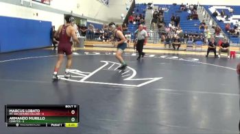 165 lbs Placement Matches (8 Team) - Armando Murillo, Cerritos vs Marcus Lobato, Mt. San Antonio College
