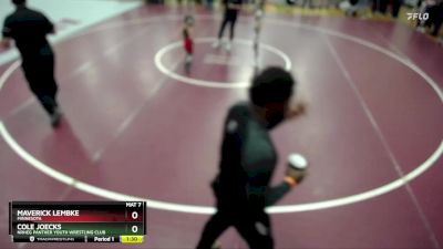 43 lbs Round 1 - Maverick Lembke, Minnesota vs Cole Joecks, NRHEG Panther Youth Wrestling Club