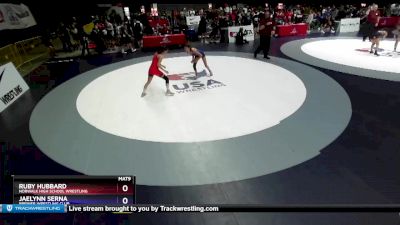 100 lbs Champ. Round 1 - Ruby Hubbard, Norwalk High School Wrestling vs Jaelynn Serna, Premier Wrestling Club