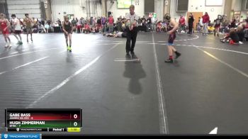 84 lbs Round 1 (8 Team) - Hugh Zimmerman, BTWC vs Gabe Bass, Askren WA Red