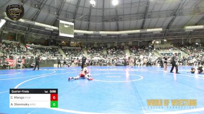 73 lbs Quarterfinal - Cayden Mango, Stl Warriors vs AJ Slominsky, Apex