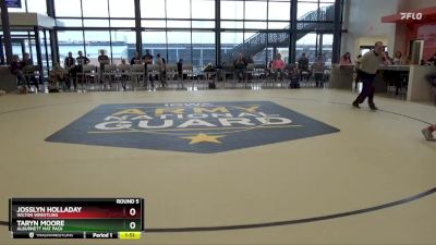 J-5 lbs Round 5 - Taryn Moore, Alburnett Mat Pack vs Josslyn Holladay, Wilton Wrestling