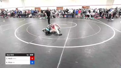 65 kg Rnd Of 128 - Cael Keck, Greater Heights Wrestling vs Kyle Rice, Viking Wrestling Club (IA)