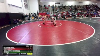 150 lbs Cons. Round 4 - Jacob Daniel, Rocky Mountain vs Sebastian Martinez, Lutheran