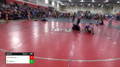 80 lbs Semifinal - Rhilynn Tolzman, Summit Wrestling Academy vs Brielle Meyer, Osceola