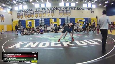 220 lbs Round 2 (8 Team) - Adiyn Wolfe, Deland Bulldog Wrestling Club vs Dustin Edenfield, Camden Gold