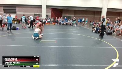 125 lbs Finals (2 Team) - Carson Adkins, KY Extreme vs AJ DeLacruz, Team Palmetto Black