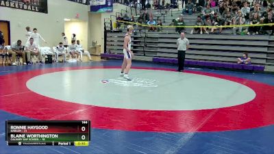 144 lbs Round 1 (16 Team) - Ryan Rector, Harlem vs Jeffrey McCormick, Calvary Day School