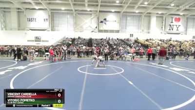 70 lbs Quarterfinal - Vitorio Pometko, Club Not Listed vs Vincent Cardella, Savage Wrestling Club