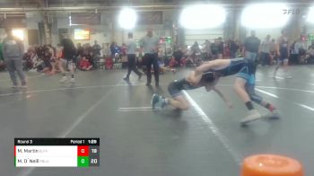 110 lbs Round 3 - Matt O`Neill, PA Alliance Blue vs Malakii Martin, Black Fox Academy