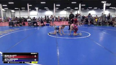 106 lbs Round 2 (8 Team) - Sean Elliott, New Jersey vs Seth Drennen, West Virginia