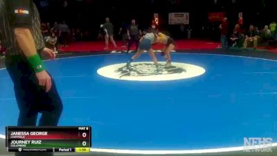 110 lbs Semifinal - Journey Ruiz, Columbine vs Janessa George, Chatfield